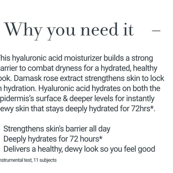 fresh
Rose & Hyaluronic Acid Deep Hydration Moisturizer NIB Sealed jar - Picture 5 of 7